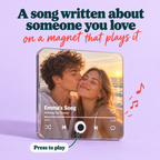 Personalized Song Fridge Magnet